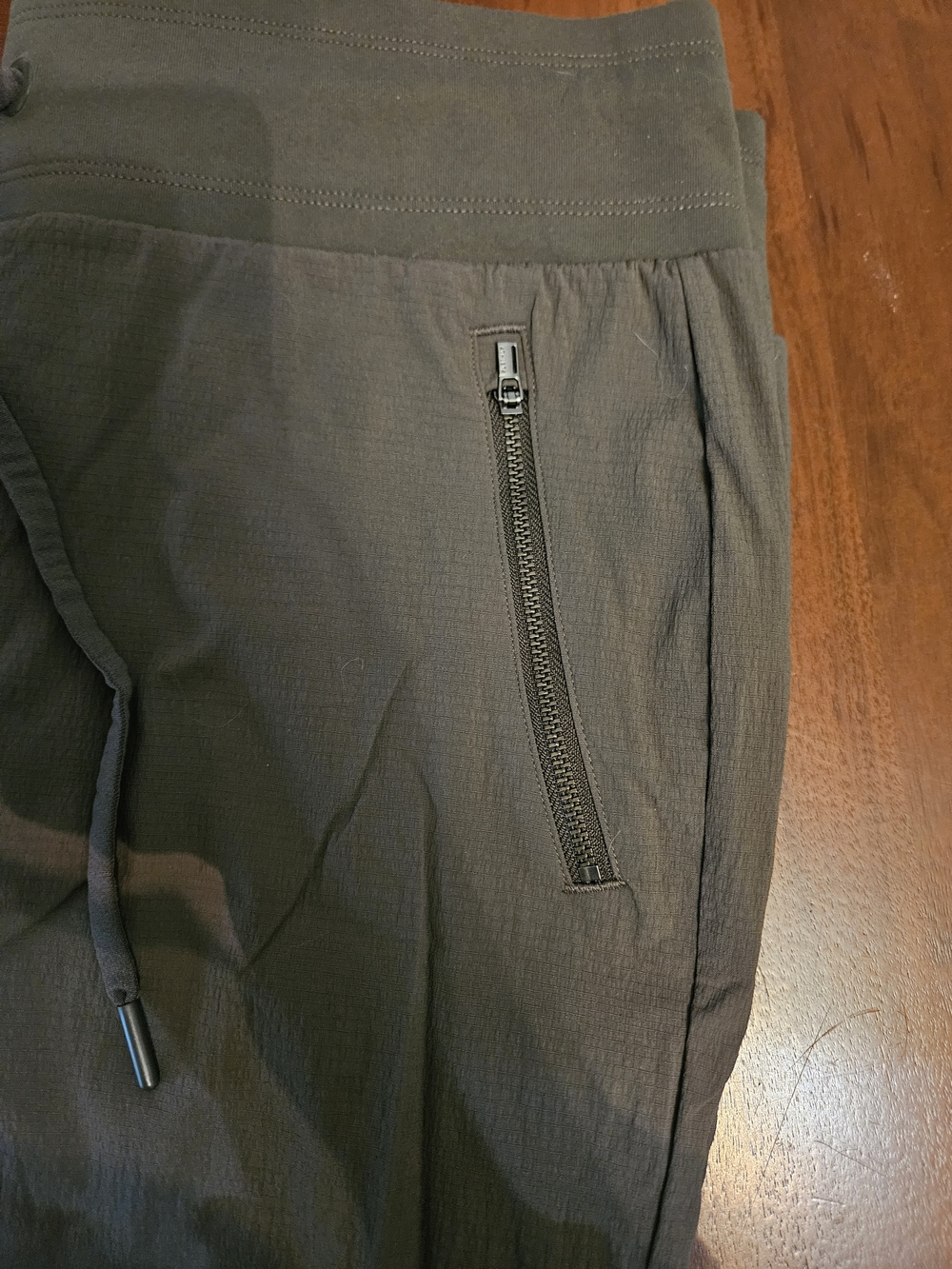 Athleta Olive Green Gray Yoga Pilates Active Leggings - Picture 5 of 5